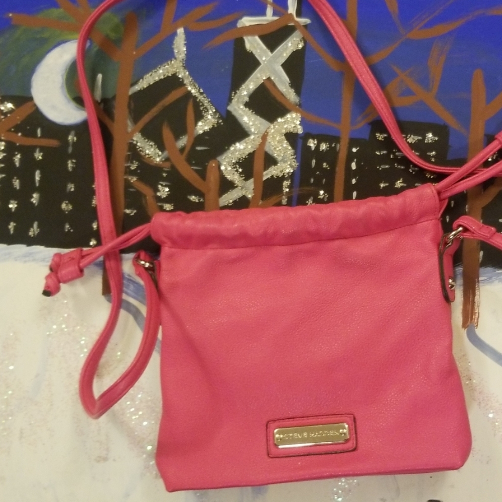Pink Steve Madden Draw String Cross Over - image 1